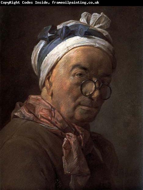 jean-Baptiste-Simeon Chardin Self-Portrait
